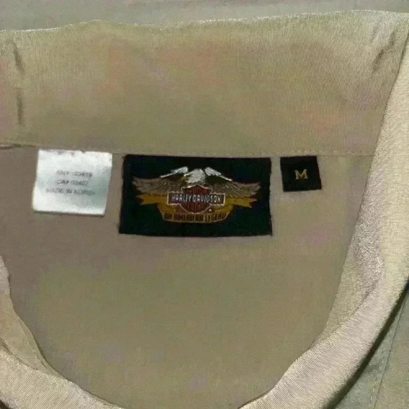 Harley Davidson - H-D Motorcycles Button-Up Shirt. - Picture 4 of 4